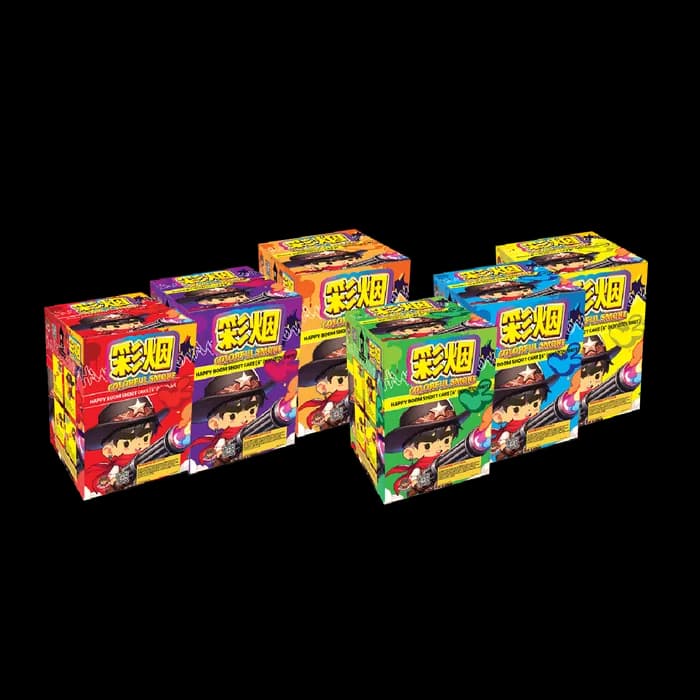 25 SHOOT CAKE COLOUR - 6 COLOR MIX